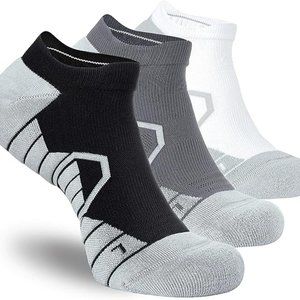 Hylaea No Show Athletic Running Socks for Women Cushioned Compression sz S